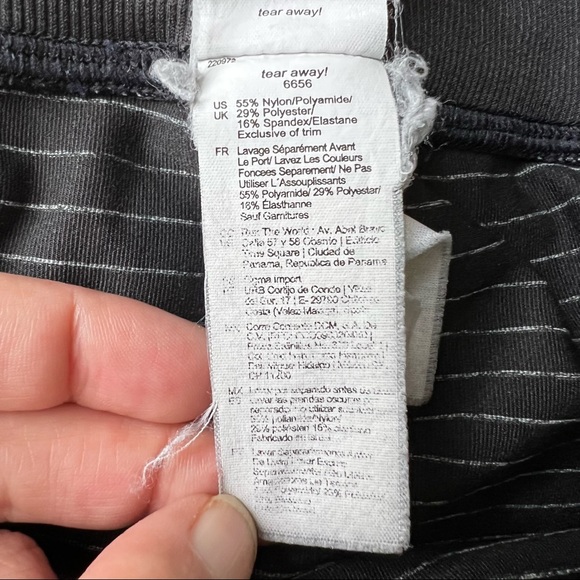 Brooks Seamless Ombre Cropped Leggings Black Grey Women’s Size M - Picture 10 of 10